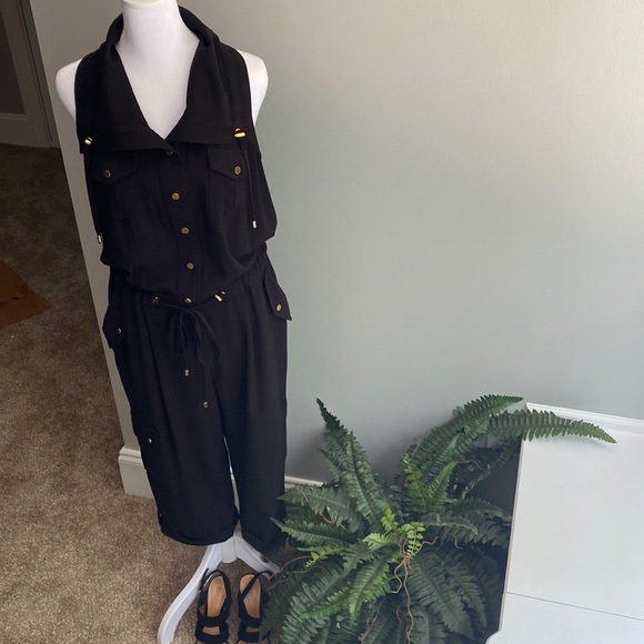Vintage Black Jumpsuit - Picture 2 of 13